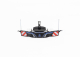 Universal hobbies Accessories Tractor Bumper - Safety Weight 800kg. 1:32 Black