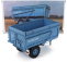 Universal hobbies Accessories Trailer Duchesne Agricoltural Tipping 1:32 Světle Modrá