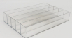 Vetrina display box Accessories Espositore Aperto - For Auto 1/43 1/64 - Cars Not Included - Lungh.lenght Cm 36.8 X Largh.width Cm 6.7 X Alt.height Cm 24.3 (altezza Utile Tra I Ripiani Cm 4.5 Inner Height Among Shelves) 1:43 /
