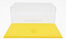 Vetrina display box Vetrina display box Box For 1/18 Base In Plastica Gialla - Plastic Leather Base Yellow - Lungh.length Cm 33.5 X Largh.width Cm 17.3 X Alt.height Cm 13.0 (altezza Interna Interior Height Cm 11.0) 1:18 Plastový Displej - Žlutý
