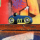 Vilac Dřevěné auto Old Sport Compet tmavě modré