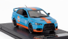 Vitesse Mitsubishi Lancer Evolution X Gulf Livery 2008 1:43 Světle Modrá Oranžová