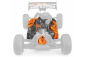 Vorza VB-2 Nitro Buggy karoserie barvená (oranžová)