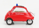 Welly BMW Isetta Feuerwehr 1955 1:18 Červená Černá