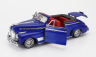 Welly Chevrolet Special De Luxe Cabriolet Open Low Rider 1941 1:24 Blue Met