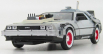 Welly De lorean Time Machine - Back To The Future 3 - Ritorno Al Futuro 3 1:24 Silver