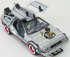 Welly De lorean Time Machine - Back To The Future 3 - Ritorno Al Futuro 3 1:24 Silver