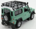 Welly Land rover Land Defender 90 1984 1:24 Světle Zelená Bílá