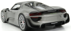 Welly Porsche 918 Spider Hard-top Closed 2015 - Carbon Roof 1:18 Grey Met