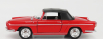 Welly Renault Caravelle Cabriolet Soft-top Closed 1959 1:24 Červená Černá