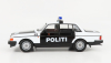 Welly Volvo 240 Gl Politi Norway Police 1986 1:24 Černá Bílá