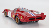 Werk83 Ferrari 512s 5.0l V12 Long Tail Team N.a.r.t.h. North American Racing N 11 4th 24h Le Mans 1970 Ronnie Bucknum - Sam Posey 1:18 Red