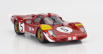Werk83 Ferrari 512s 5.0l V12 Team Sefac Spa Ferrari N 5 24h Le Mans 1970 Jacky Ickx - Peter Schetty 1:18 Red