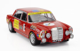 Werk83 Mercedes benz 300 Sel 6.8 Team Mercedes Amg N 1 24h Nurburgring 1972 Hans Heyer - Thomas Betzler 1:18 Red