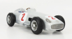 Werk83 Mercedes benz F1 W196 N 2 Monaco Gp World Champion 1955 Juan Manuel Fangio 1:18 Silver