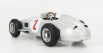 Werk83 Mercedes benz F1 W196 N 2 Monaco Gp World Champion 1955 Juan Manuel Fangio 1:18 Silver