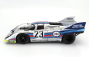 Werk83 Porsche 917k 4.9l Team Martini Racing N 23 1000km Spa 1971 Helmut Marko - Gijs Van Lennep 1:18 Stříbrná Červená Modrá Žlutá