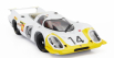 Werk83 Porsche 917lh 4.5l Team Porsche System Engeneering N 14 24h Le Mans 1969 Rolf Stommelen - Kurt Ahrens Jr. 1:18 Bílá Žlutá