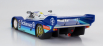 Werk83 Porsche 956b 2.6l Turbo Team Brun Motorsport N 19 1000km Spa 1985 Stefan Bellof - Thierry Boutsen 1:12 2 Tóny Modré Bílé