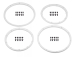 Wheel Bead Lock Rings (White/For 2 Wheels)