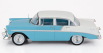 Whitebox Chevrolet Bel Air Hard-top 1956 1:24 Světle Modrá Bílá