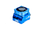 WorksTeam Hliníkový HighRev. ventilátor pro regulátory 30x30x10mm - 1S/2S - ESC konektor