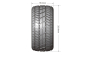 X-ROCKET SPORT 1/5 24mm hex Black Rims