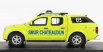 Alarme Nissan Navara Double Cabine Pick-up Samu 28 Ambulance 2011 1:43, žlutá