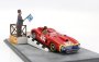 Art-model Ferrari Diorama - 290mm Spider S/n0626 N 600 Mille Miglia 1956 Juan Manuel Fangio 1:43 Červená Modrá Žlutá