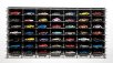 Atlantic Vetrina display box Espositore - For 49 Cars 1/64 Lungh.lenght Cm 78.0 X Largh.width Cm 8.0 X Alt.height Cm 38.0 (altezza Utile Tra I Ripiani Cm 4.5 Inner Height Among Shelves) 1:64 Plastový Displej