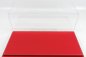 Atlantic Vetrina display box Molhouse Base In Pelle Rossa - Leather Base Red - Lungh.lenght Cm 51 X Largh.width Cm 24 X Alt.height Cm 19 (altezza Interna 15.3 Cm) 1:12 Plastový Displej
