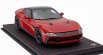Bbr-models Ferrari 12cilindri V12 830cv Panoramic Roof 2024 - Matt Black Rims - Con Vetrina - With Showcase 1:18 Rosso Corsa - Červená