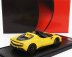 Bbr-models Ferrari 296 Gts Spider 2022 - Black Wheels 1:43 Giallo Modena - Žlutá