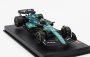 Bburago Aston martin F1  Amr23 Team Aramco Cognizant N 14 Season 2023 Fernando Alonso - With Pilot And Showcase 1:43 Zelená