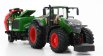 Bburago Fendt Vario 1050 Tractor With Cultivator Trailer 2016 1:50 Zelená Šedá Červená