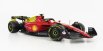 Bburago Ferrari F1-75 Scuderia Ferrari N 55 4th Monza Gp Italy 2022 Carlos Sainz - Yellow Wheels - Full Exclusive Carmodel 1:18 Červená Žlutá