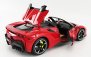 Bburago Ferrari Sf90 Stradale Hybrid Spider 1000hp Open 2020 - Exclusive Carmodel 1:18 Rosso Corsa 322 - Červená