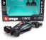 Bburago Mercedes gp F1  W15 Eq Performance Team Amg Petronas Motorsport N 63 Season 2024 George Russell 1:43 Černá Stříbrná Zelená