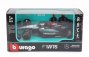 Bburago Mercedes gp F1  W15 Eq Performance Team Amg Petronas Motorsport N 63 Season 2024 George Russell 1:43 Černá Stříbrná Zelená
