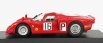Best-model Alfa romeo 33.2 N 16 Nurburgring 1968 I.giunti - N.galli 1:43 Červená Zelená