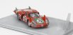 Best-model Alfa romeo Diorama T33.2 Team Autodelta Spa N 39 24h Le Mans 1968 Ignazio Giunti - Giovanni Galli 1:43 Red