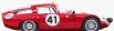 Best-model Alfa romeo Tz1 N 41 24h Le Mans 1964 Biscaldi - Sala 1:43 Red