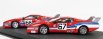 Best-model Ferrari Set 2x 512bb Lm Team Jms Pozzi Racing N 67 N 68 1:43, červená
