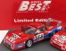 Best-model Ferrari Set 2x 512bb Lm Team Jms Pozzi Racing N 67 N 68 1:43, červená