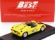 Best-model Fiat Abarth 1000sp Spider N 386 Trieste Opicina 1970 Mauro Baldi 1:43 Žlutá Černá