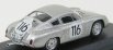 Best-model Porsche 1600gs Abarth N 116 Targa Florio 1960 Linge - Strahle - Lissmann 1:43 Silver