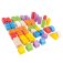 Bigjigs Baby Dřevěné spojkostky - střední set