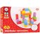 Bigjigs Baby Dřevěné spojkostky - střední set
