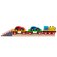 Bigjigs Rail Nákladní vlak s auty a kolejemi