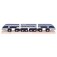 Bigjigs Rail Rychlík Eurostar E320 + 3 koleje